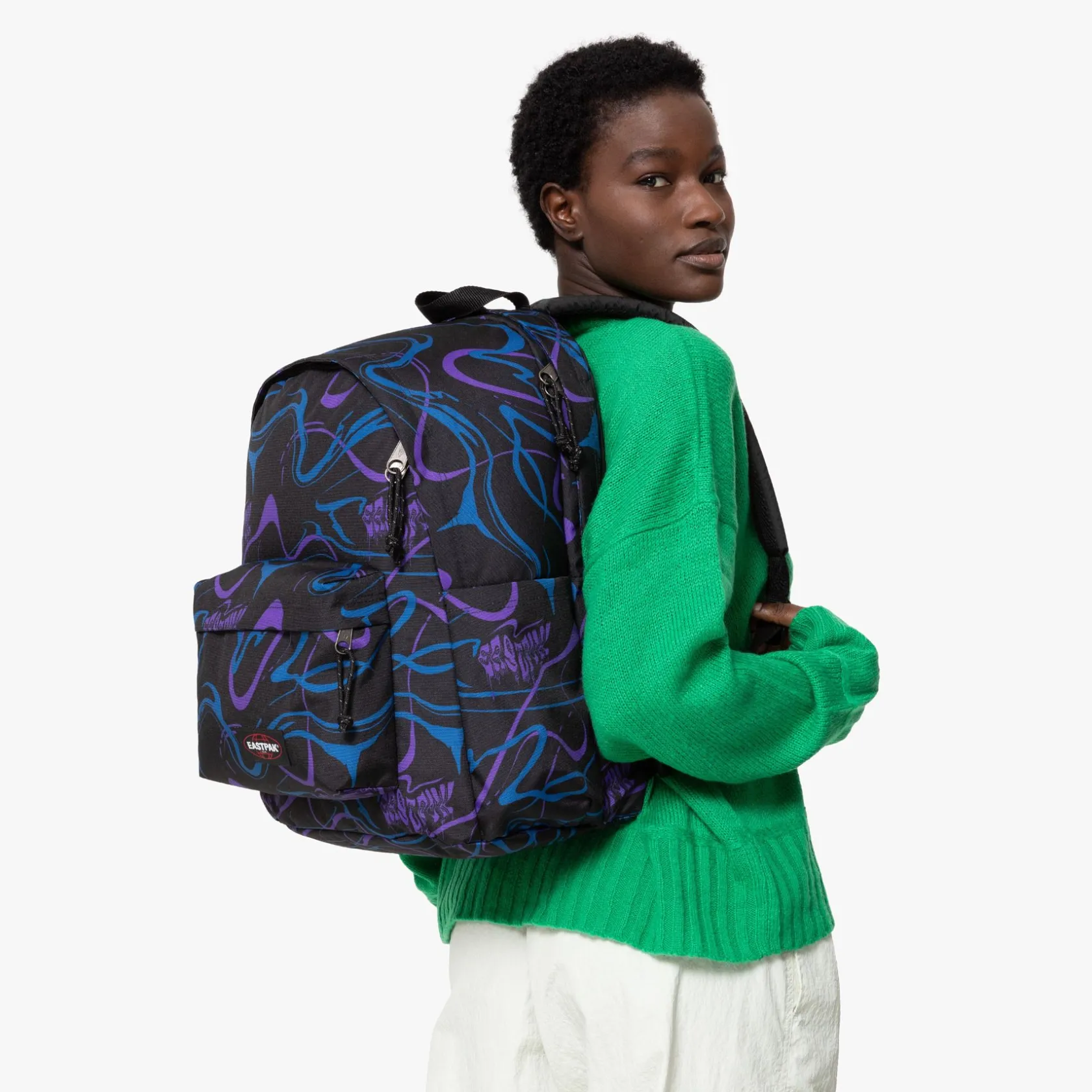 Eastpak Waterdichte Rugzakken | Laptop Rugzakken>DAY OFFICE TrashySkateBlack