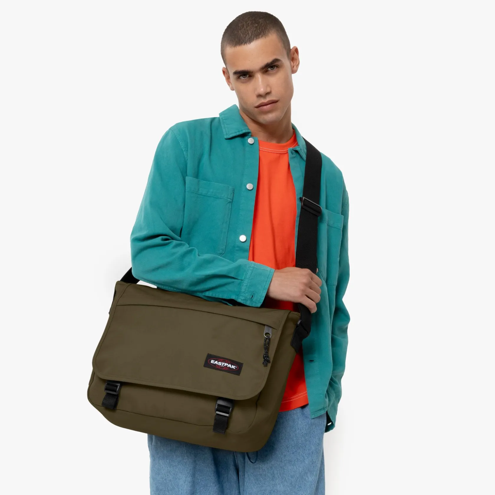 Eastpak Schoudertas Voor School | Messenger Tassen>DELEGATE + ArmyOlive