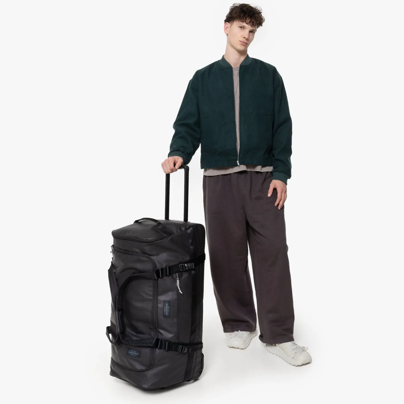 Eastpak Grote Koffers | Duffel- & Weekendtassen>DUFFEL PACK WHEEL L TarpBlack2