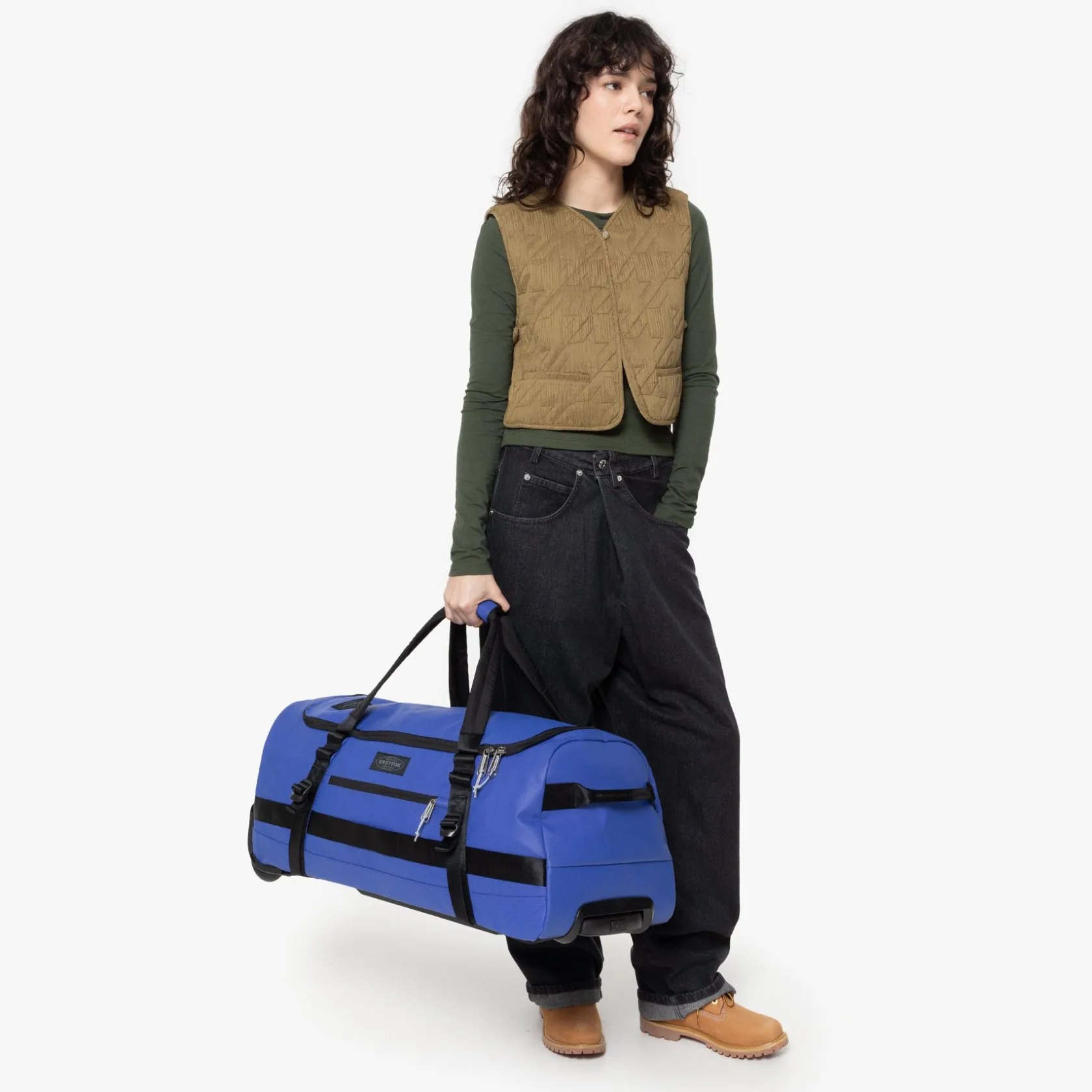 Eastpak Duffel- & Weekendtassen>DUFFEL PACK WHEEL M TarpBlue