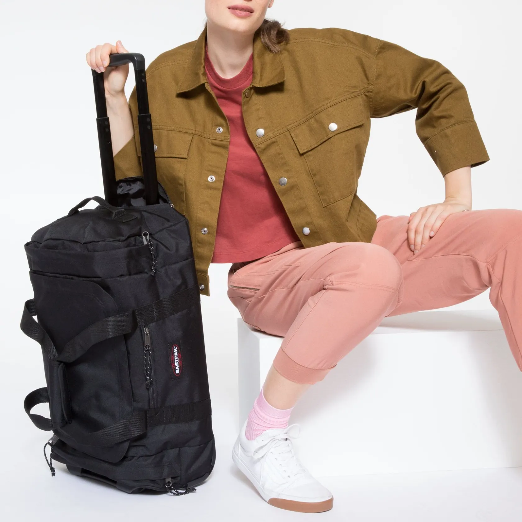 Eastpak 2 Wielen | Duffel- & Weekendtassen>LEATHERFACE S + Black