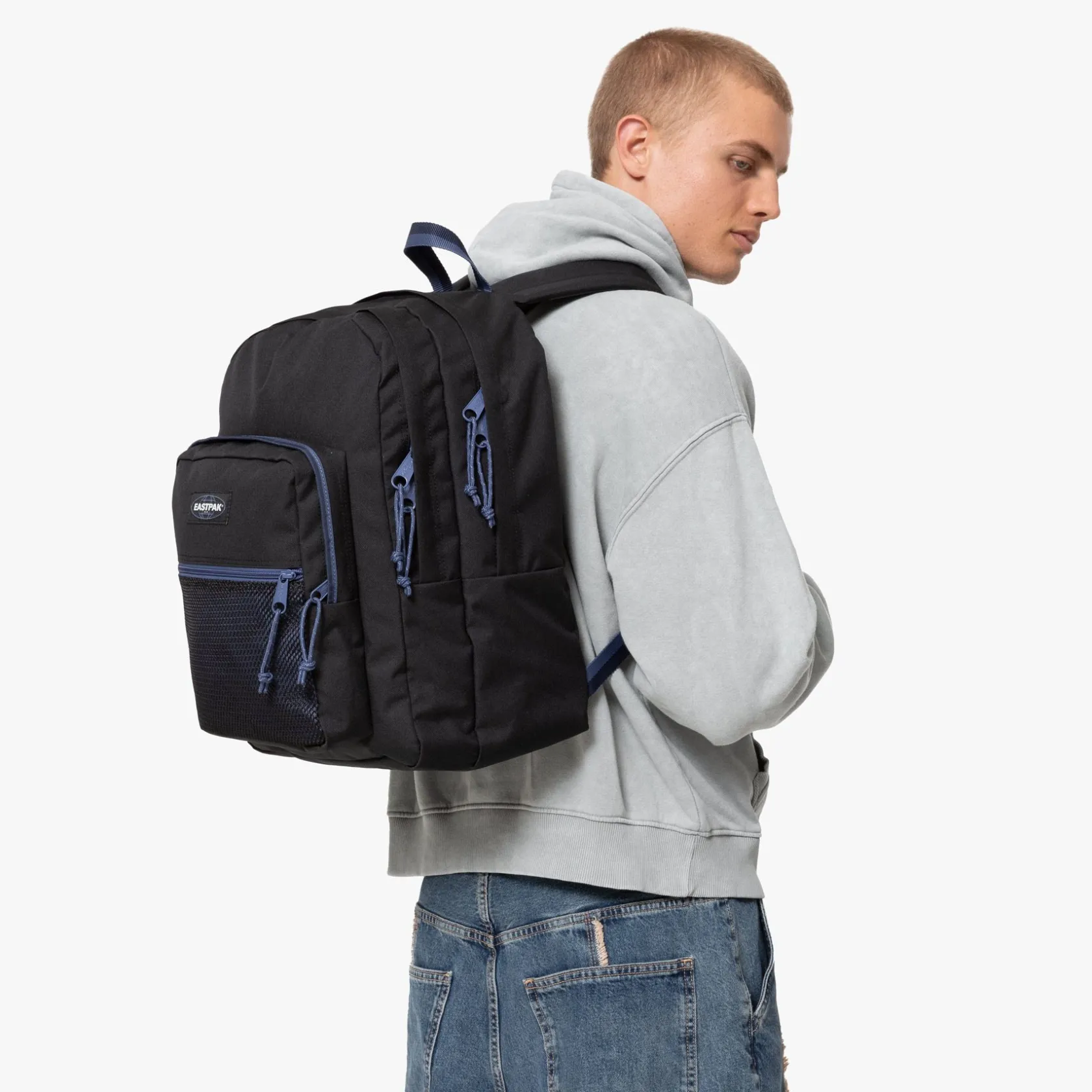 Eastpak Waterdichte Rugzakken | School Rugzakken>PINNACLE KontrastPrepBlack