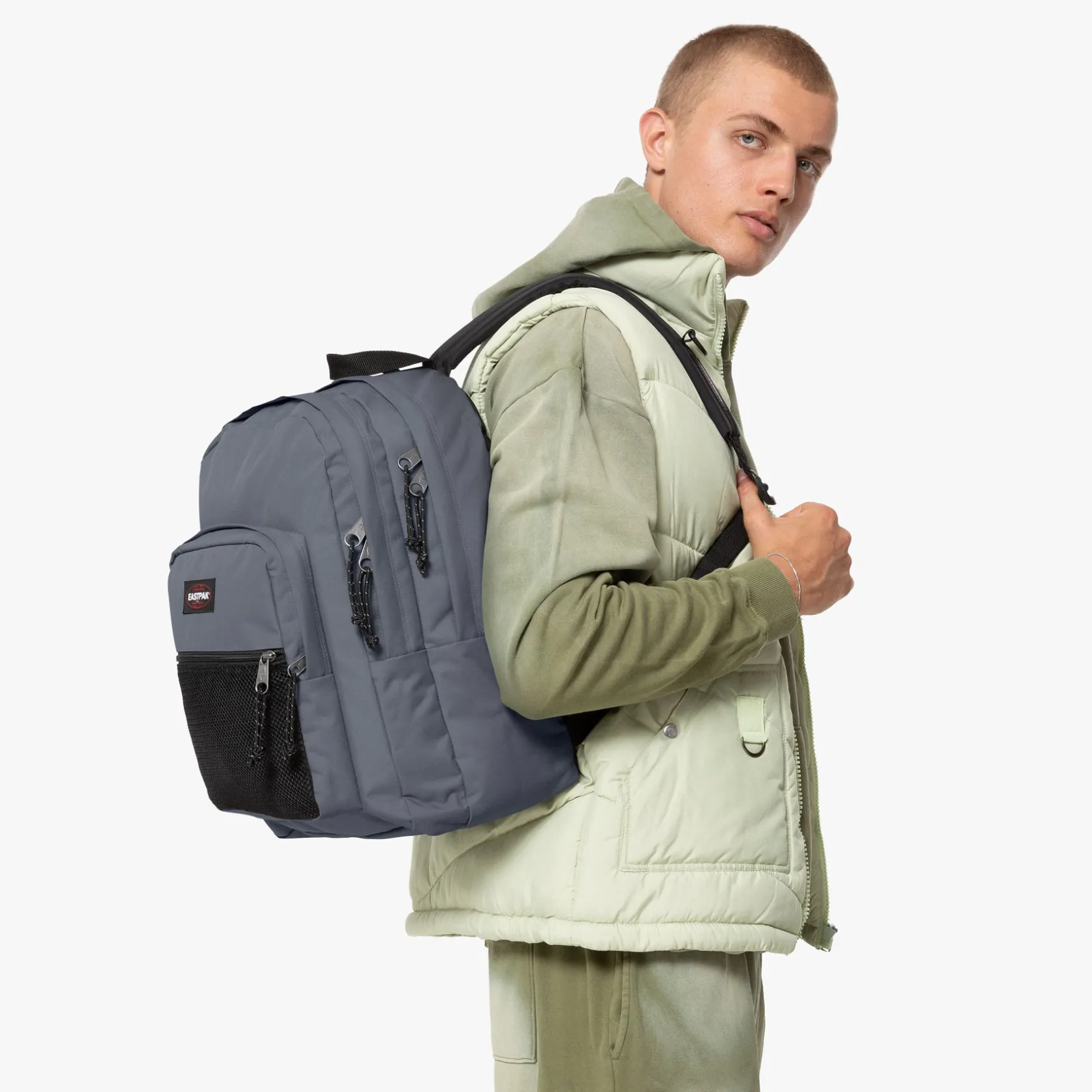 Eastpak Waterdichte Rugzakken | School Rugzakken>PINNACLE CobbleGrey