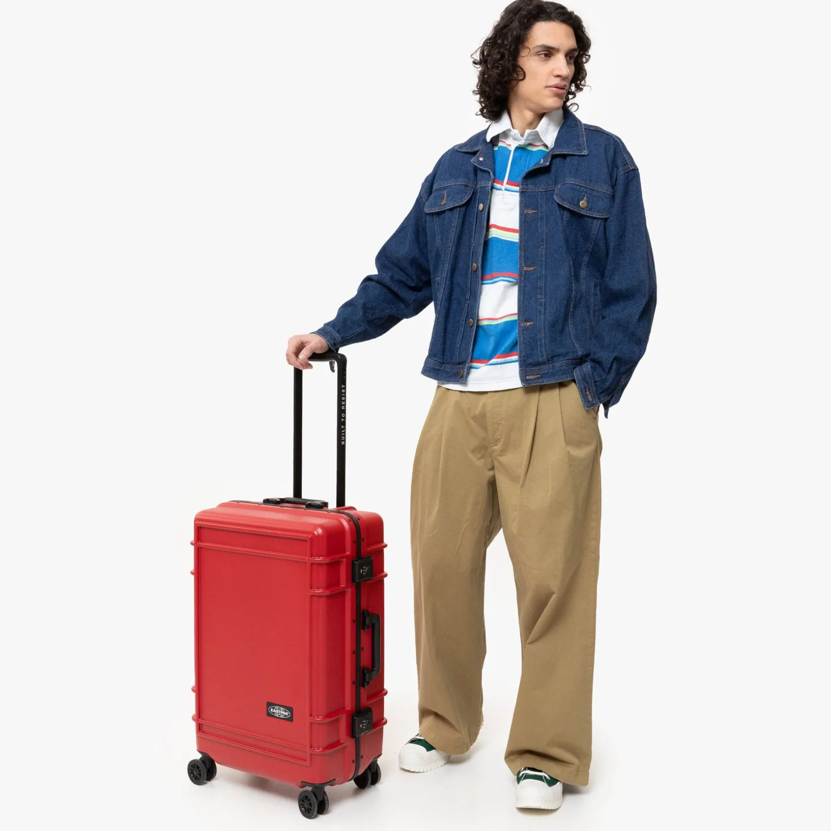 Eastpak 4 Wielen | Grote Koffers>RESIST'R CASE M FireRed