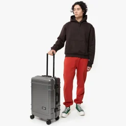 Eastpak 4 Wielen | Grote Koffers>RESIST'R CASE M BrushedMetal