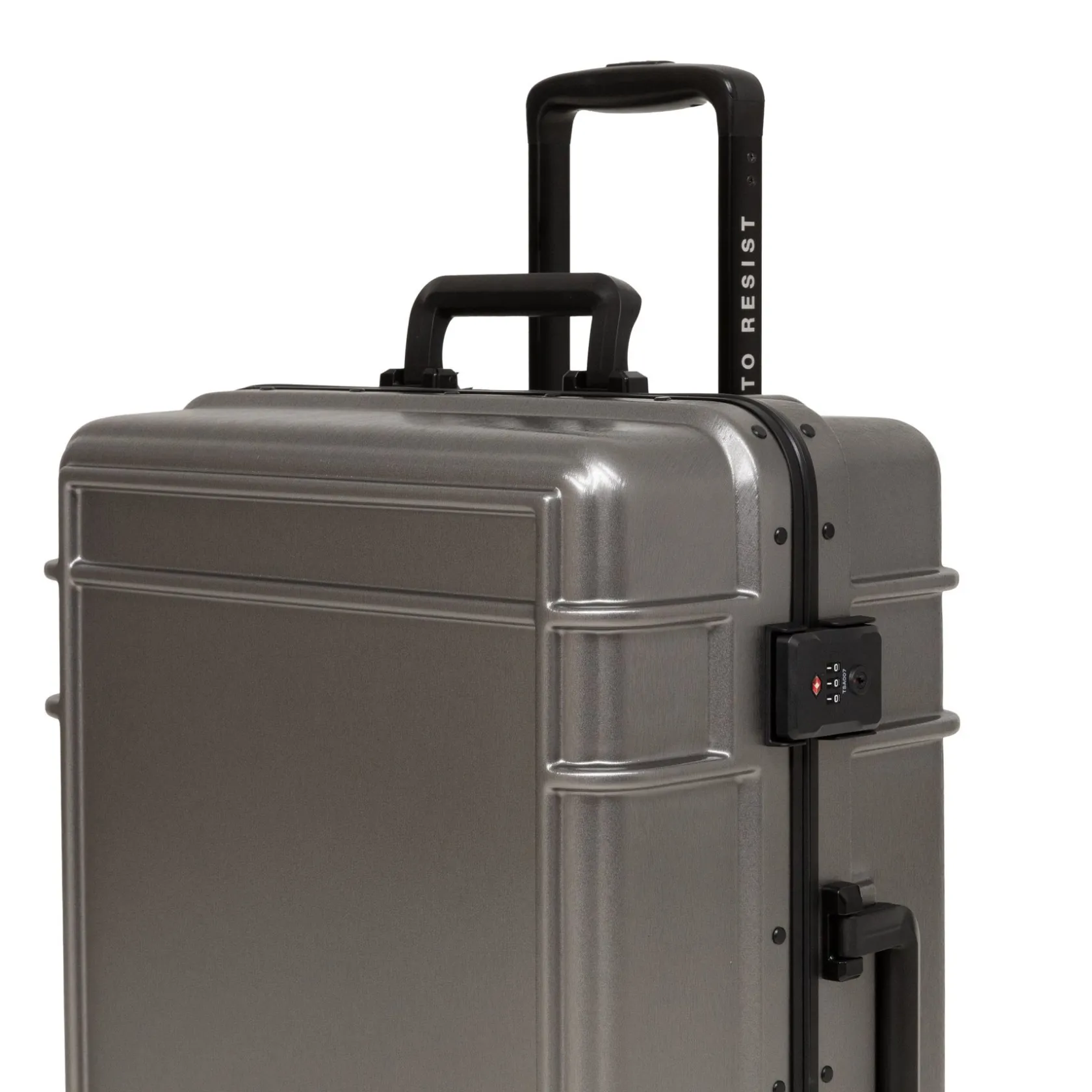 Eastpak 4 Wielen | Grote Koffers>RESIST'R CASE M BrushedMetal