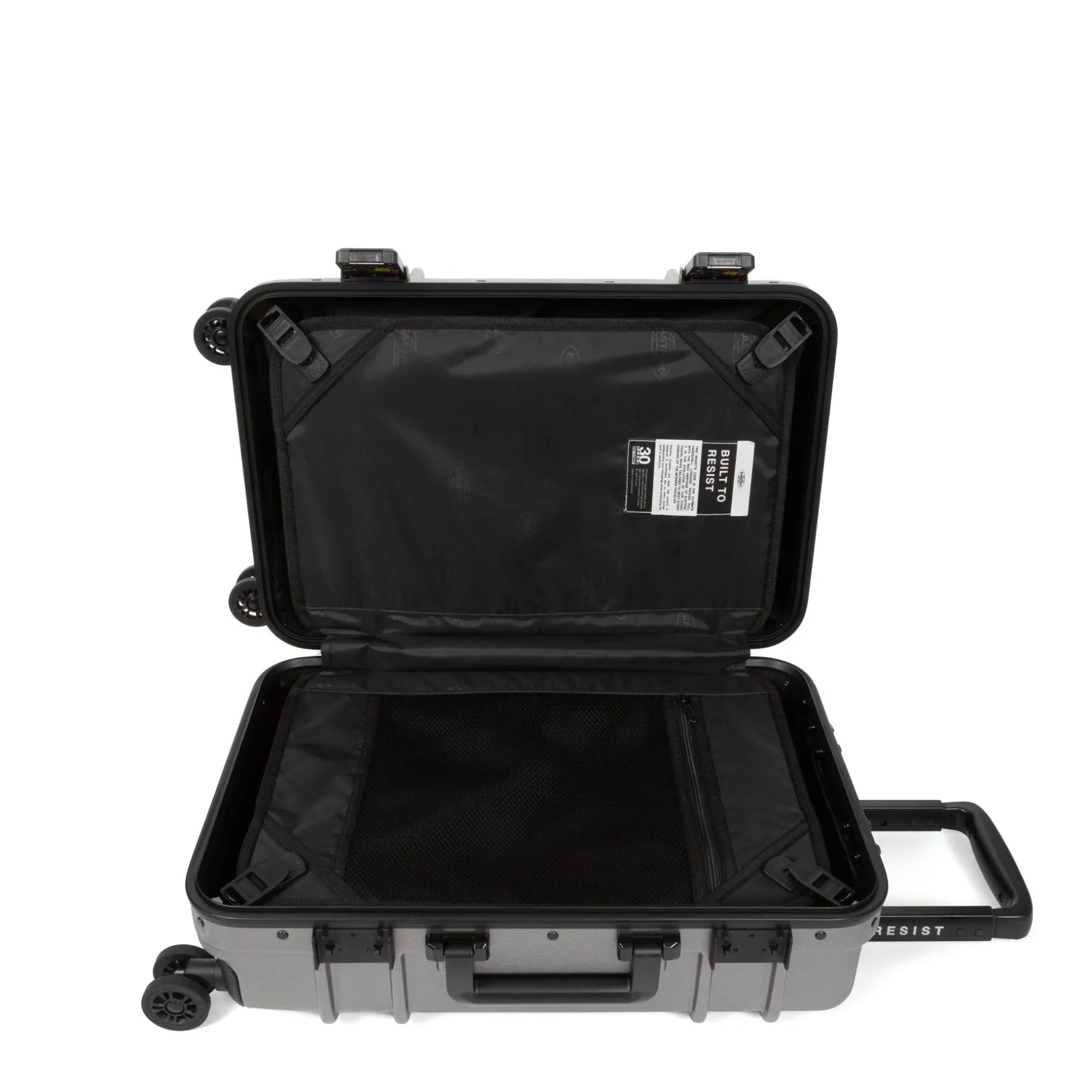 Eastpak 4 Wielen | Handbagage>RESIST'R CASE S BrushedMetal