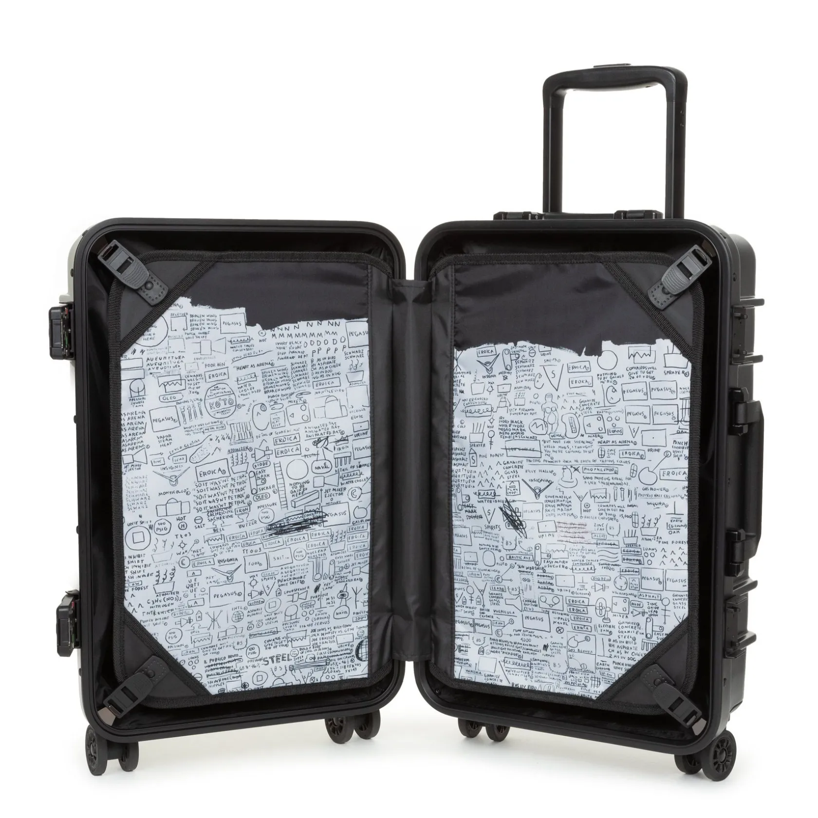 Eastpak 4 Wielen | Handbagage>RESIST'R CASE S BasquiatPegasus