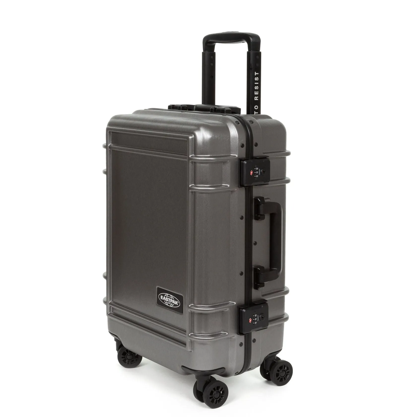 Eastpak 4 Wielen | Handbagage>RESIST'R CASE S BrushedMetal