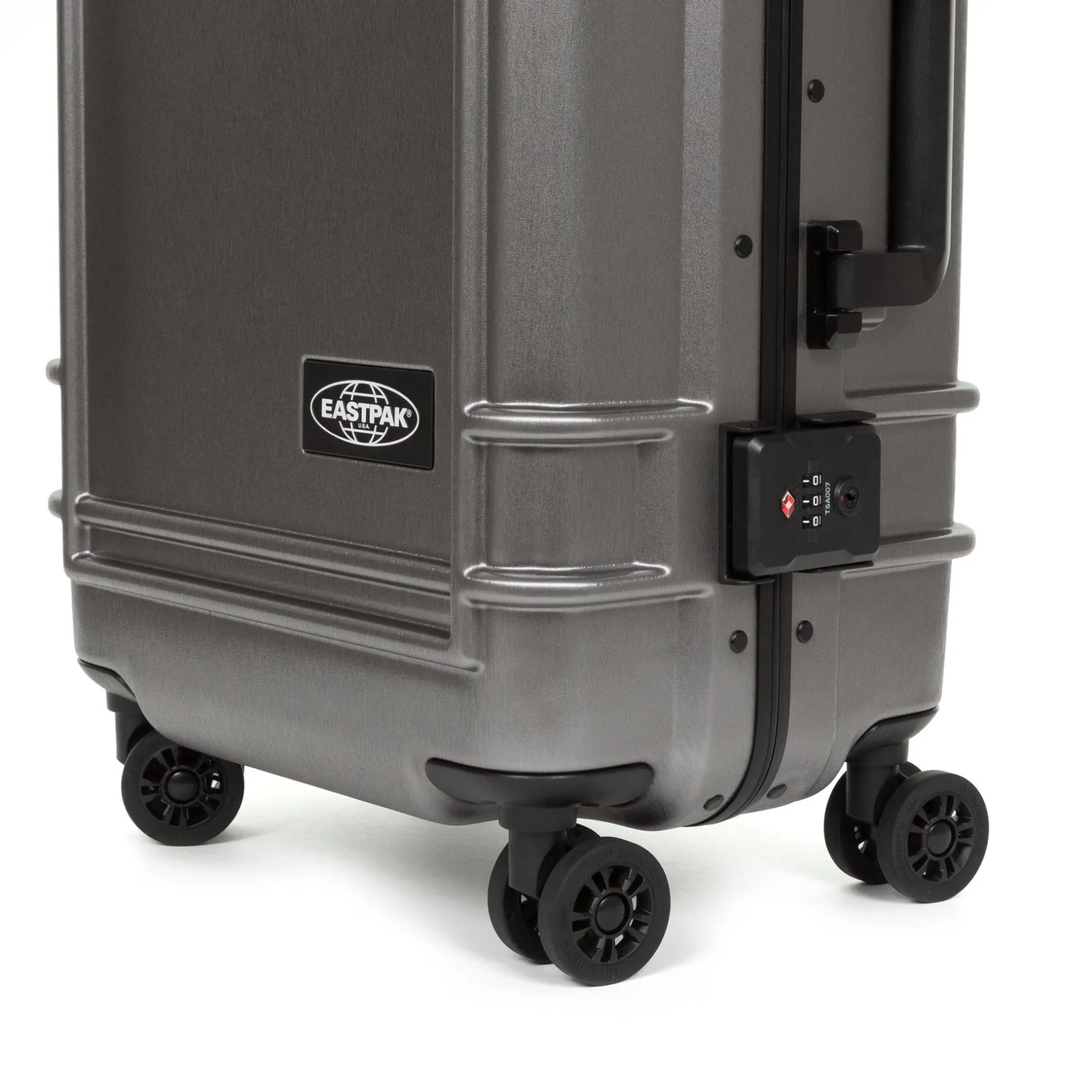 Eastpak 4 Wielen | Handbagage>RESIST'R CASE S BrushedMetal