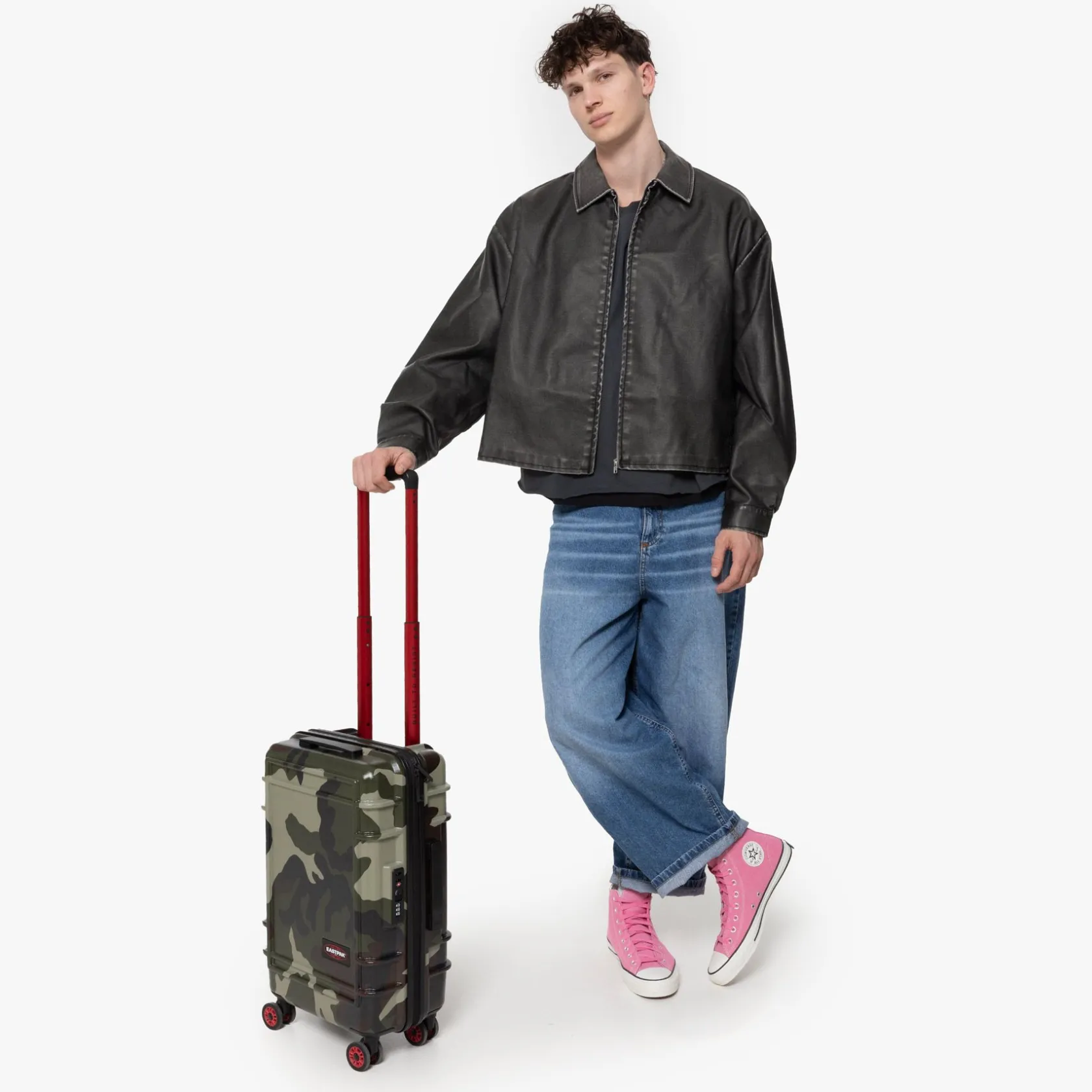 Eastpak Grote Koffers | Harde Reiskoffers>RESIST'R ZIP CABIN Camo