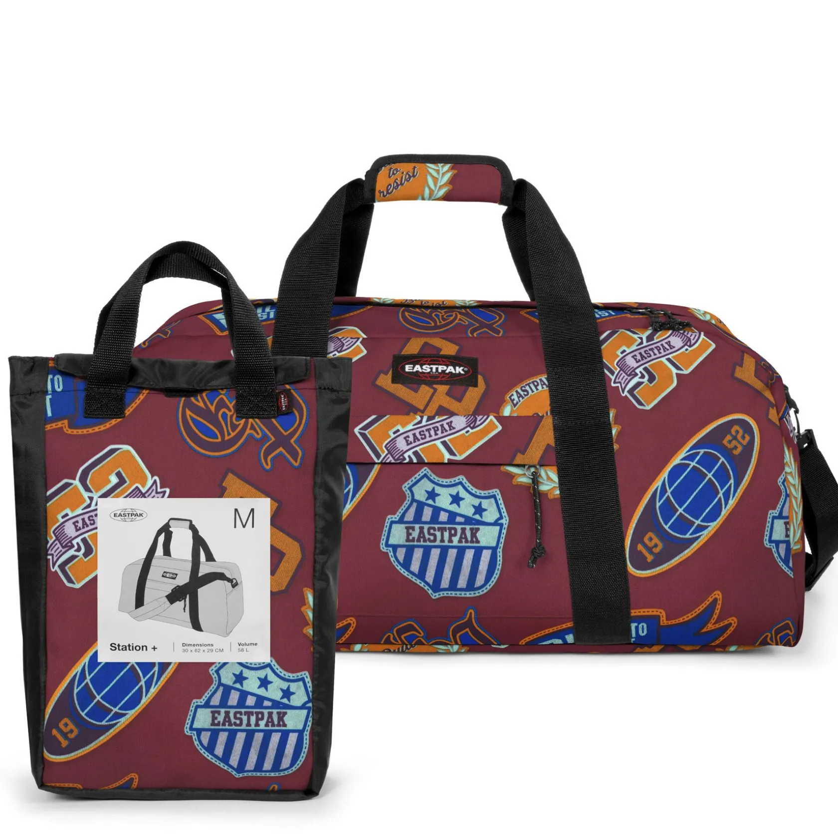 Eastpak Sporttassen | Duffel- & Weekendtassen>STATION + ClashBurgundy