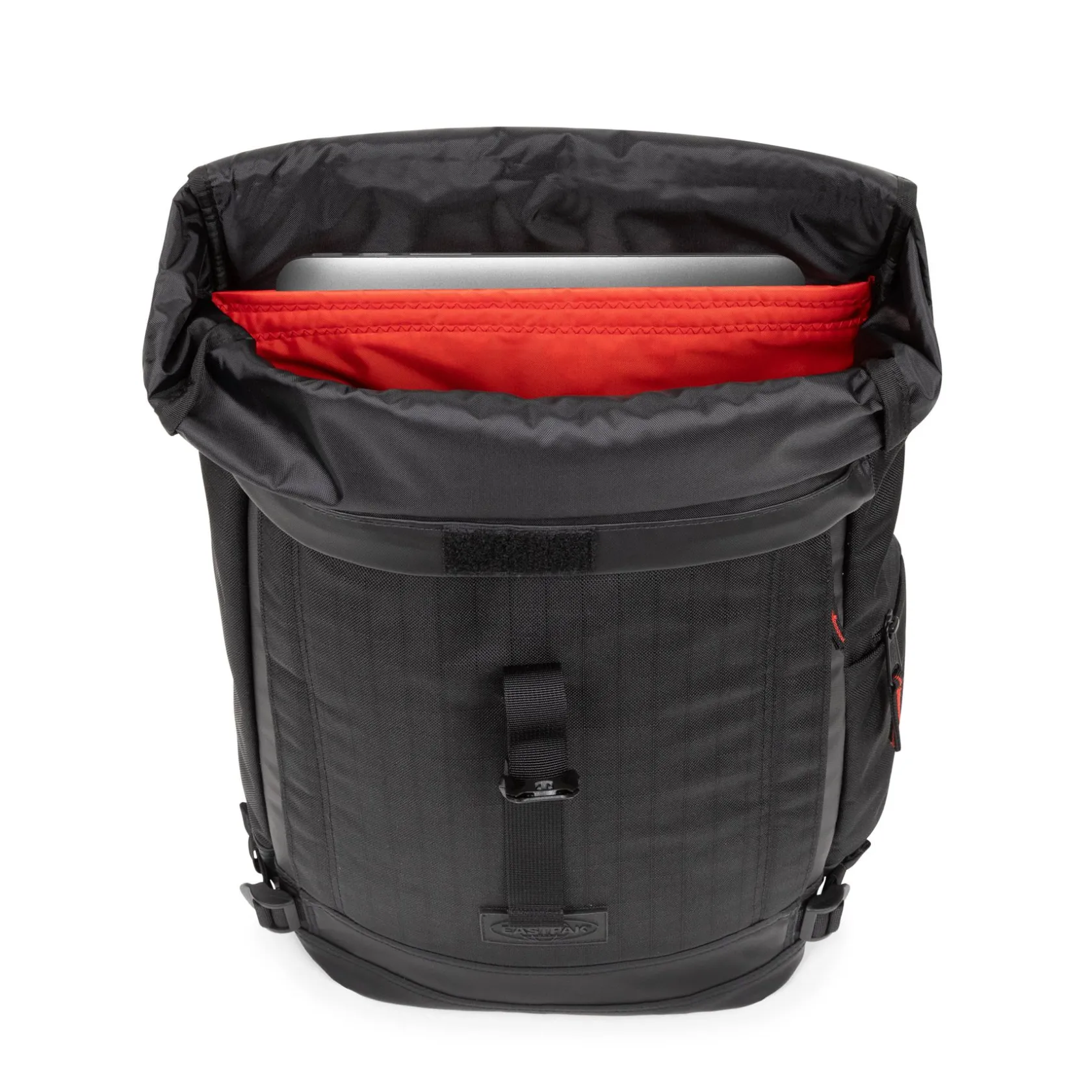 Eastpak Rolltop Rugzakken>TECUM ROLL CNNCTRipBlack