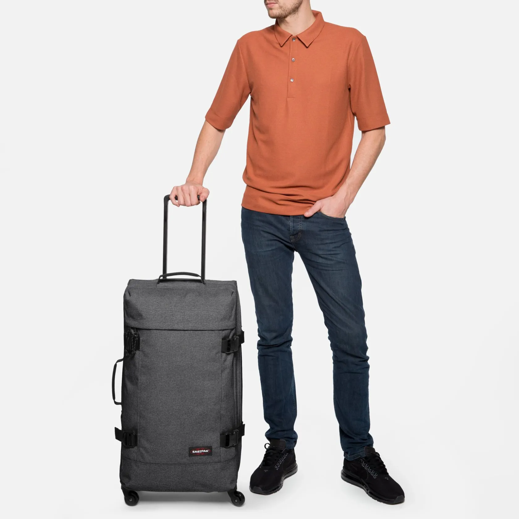 Eastpak 4 Wielen | Grote Koffers>TRANS4 L BlackDenim