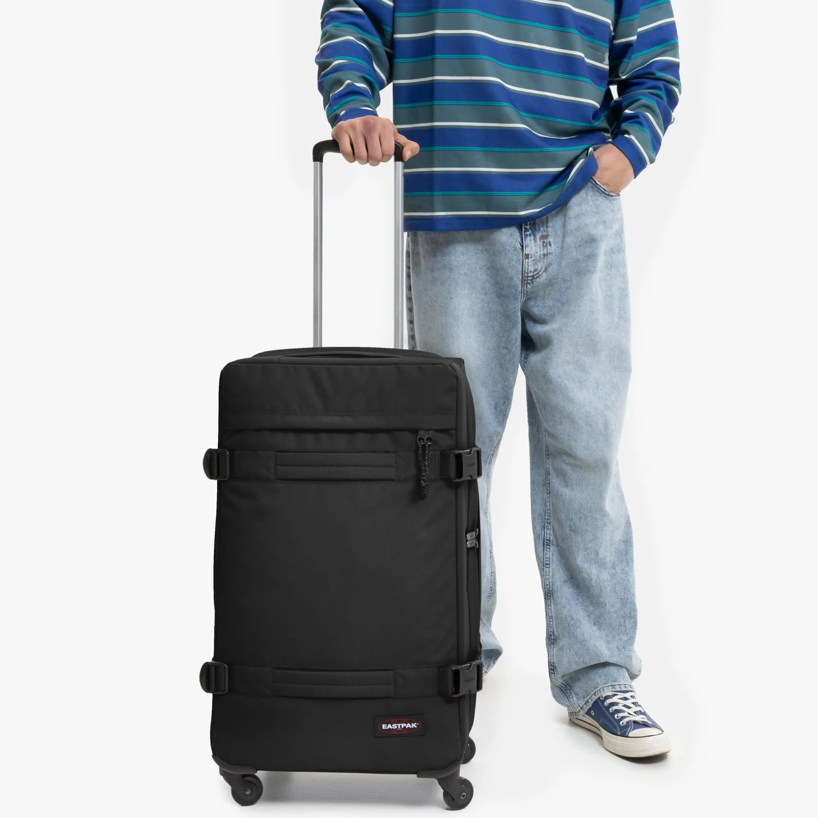 Eastpak 4 Wielen | Zachte Reiskoffers>TRANSIT'R 4 M Black