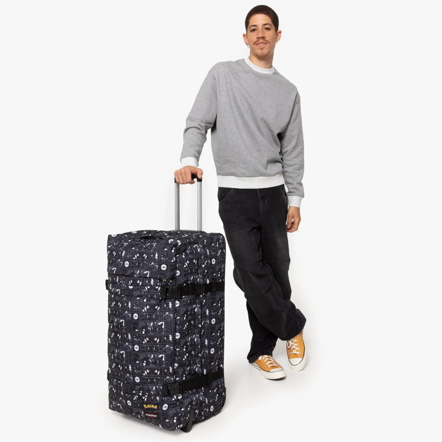 Eastpak 2 Wielen | Grote Koffers>TRANSIT'R L PokemonBlack