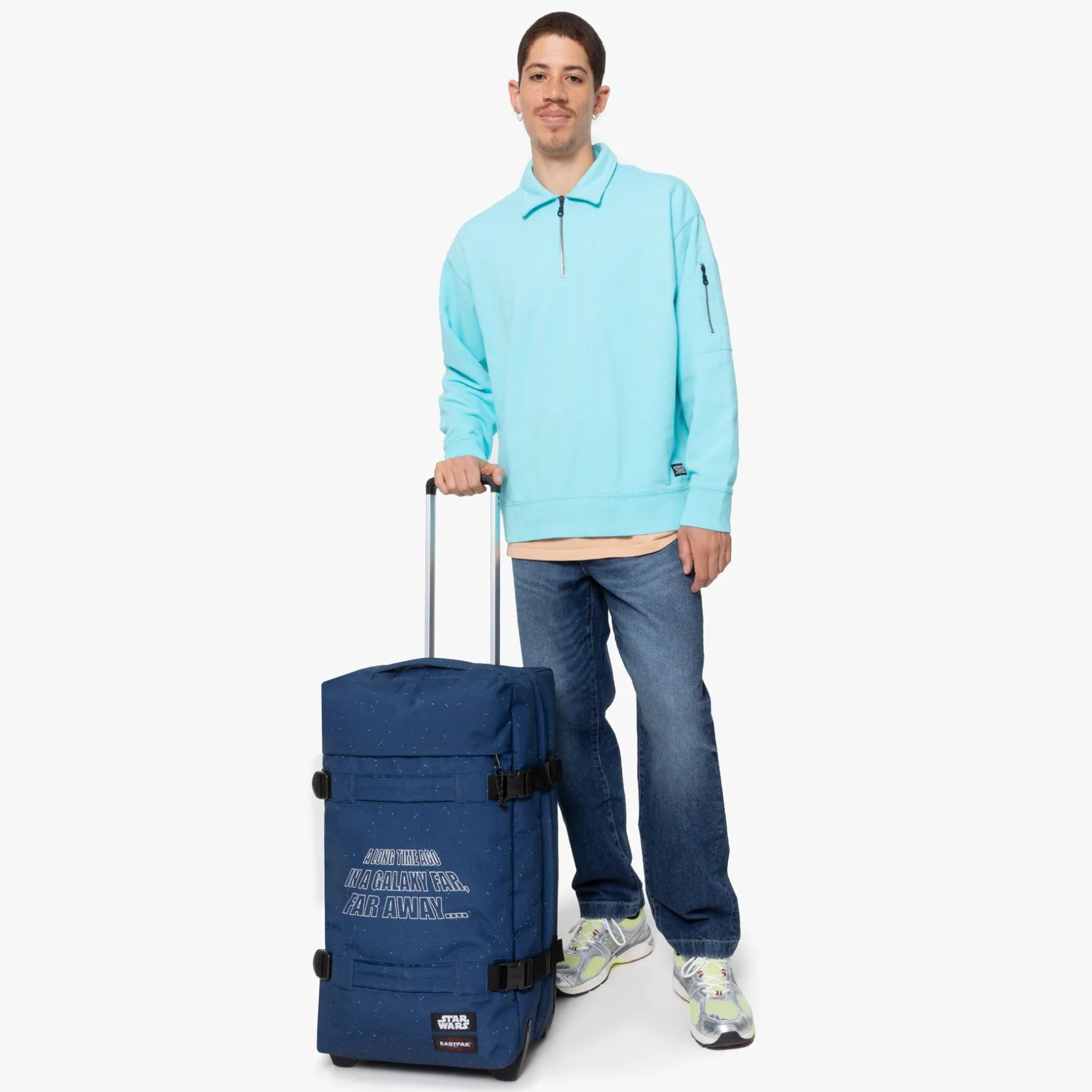 Eastpak 2 Wielen | Grote Koffers>TRANSIT'R M SWStarsNavy